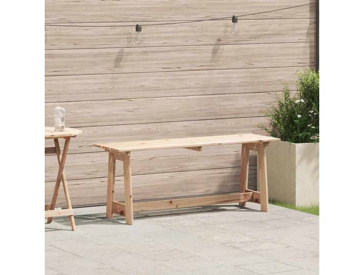 vidaXL Bank Outdoor Natur 119 x 37 x 47 cm Massives Kiefernholz