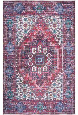 SAFAVIEH Tucson Machine Washable Slip Resistant Rucsanda Oriental Rug