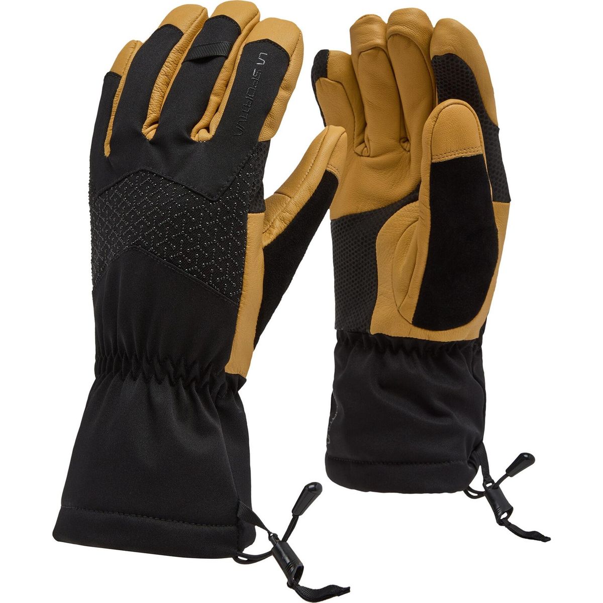 La Sportiva Alpine Guide Leather Gloves black/cedar (K00N11) XS ZZMG001K00N11XS