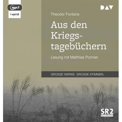 Aus den Kriegstagebüchern - Theodor Fontane, Audio, 9783742416377