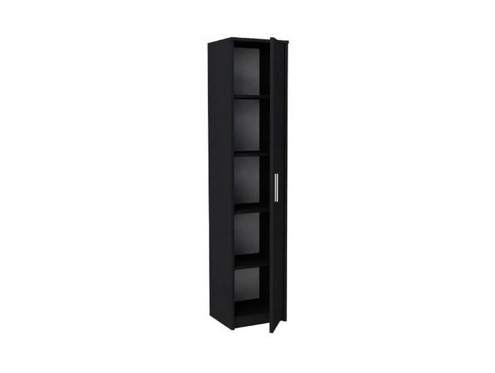 Bibliothèque BODO - Fermée - 182x40x35 cm - Noir