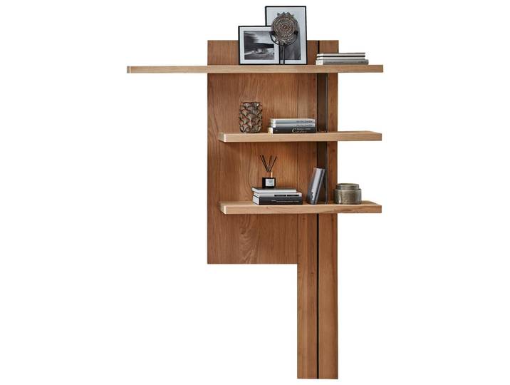 Linea Natura Wandpaneel, Eiche Bianco, Holz, Eiche, furniert, 122x174x24 cm, Holzmöbel, Wohnwände Holz, Wohnwand Serien Holz