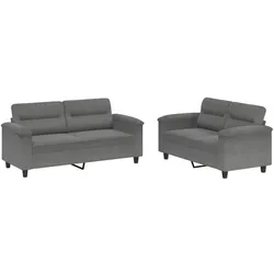vidaXL, Sofa + Bettsofa, Xamonberg (Ohne Fusshocker) (2-Sitzer)