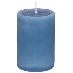 Jaspers Kerzen Stumpenkerze Rustic Skandinavisch Blau 20 x Ø 8 cm, Kerze in Premium Qualität, durchgefärbte Kerze für Hochzeit, Deko, Weihnachten, Adventskranz