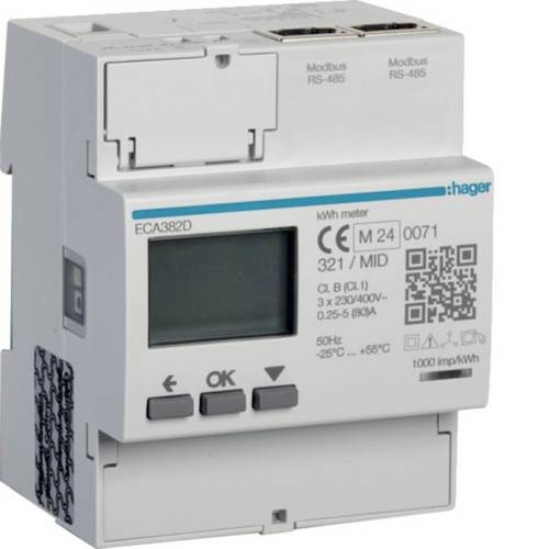 Hager ECA382D Energiezähler digital 1St.
