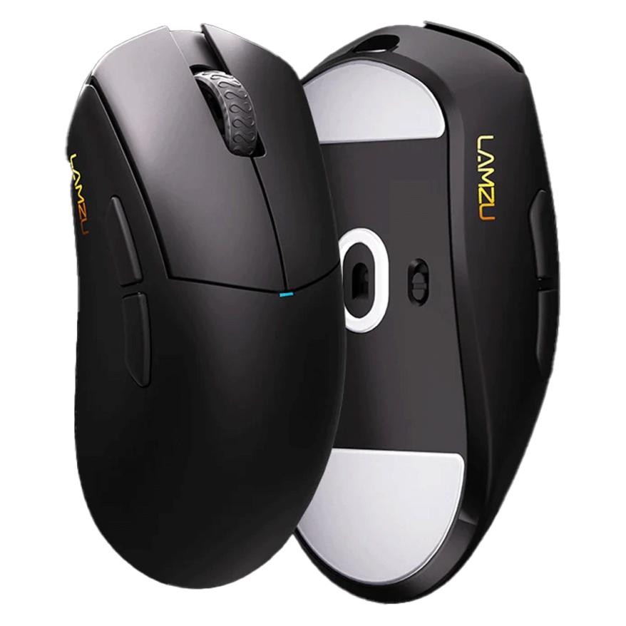 Lamzu Paro Aurora Gaming Maus, 8kHz Abtastrate, 2,4GHz Wireless - schwarz (Kabellos) (6975637430244)