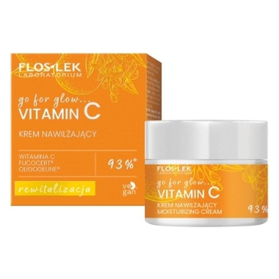 Floslek Laboratorium Go For Glow Vitamin C Feuchtigkeitscreme für Tag und Nacht 50 Ml (50 ml, Tagescreme) (45259022)