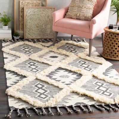 Livabliss Artistic Weavers Topanga Handmade Wool Scandinavian Tassel Area Rug