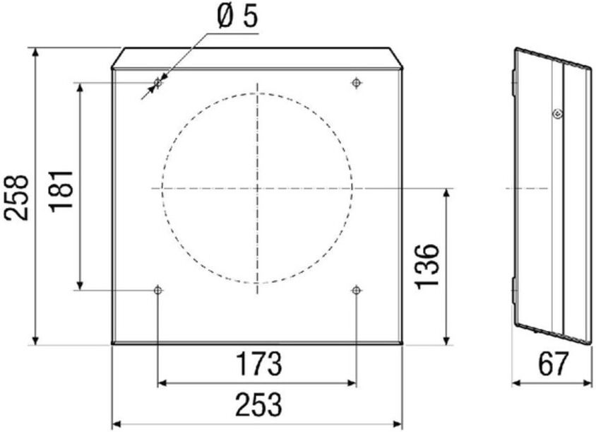 Maico Außenabdeckung Edelstahl PPB 30 AE (0093.1499)