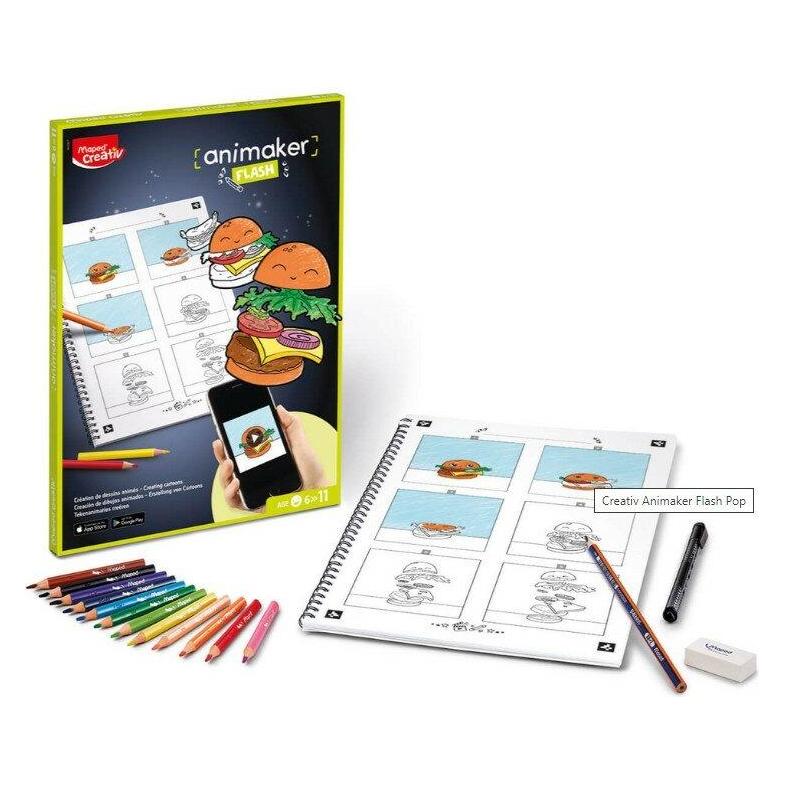Maped Creativ Comic-Gestalter pop Malset farbsortiert, 1 St. (907067)