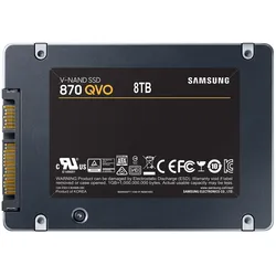 Samsung 870 QVO (8000 GB, 2.5"), SSD