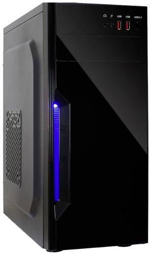 Inter-Tech B-42 Midi-Tower PC-Gehäuse Schwarz