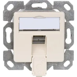 Anschlussdose AMJ45 8 K UP/50 perlweiß RAL 1013 1 Stück Telegärtner