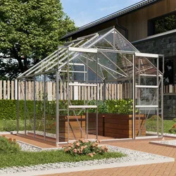 Vitavia Gewächshaus "Mars 6700",aluminium eloxiert,6,7 m2