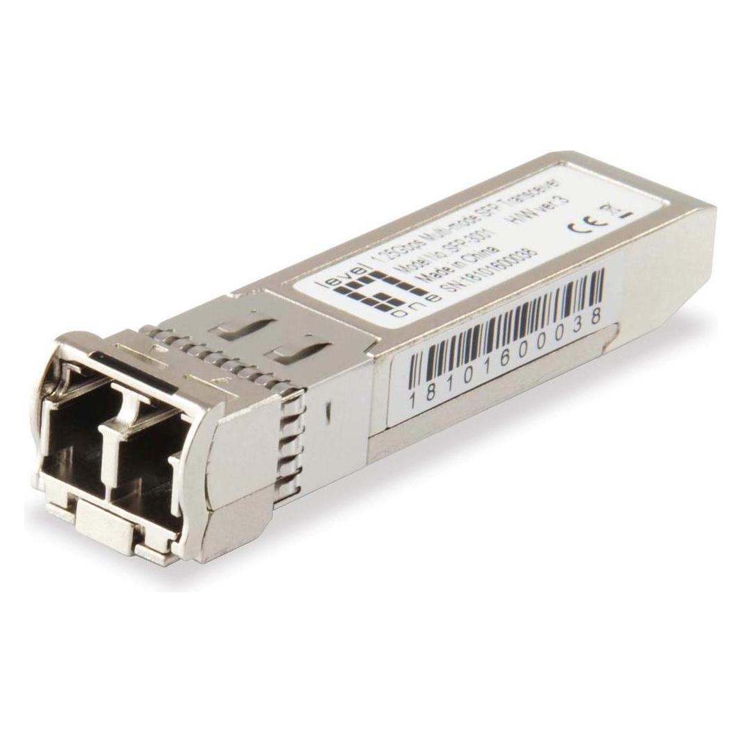 LevelOne 1.25G Multi-Mode SFP Transceiver (550 m, 850nm) (SFP-3001)