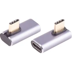 SHVP BS14-05036 - Adapter USB 4.0 C Stecker > Buchse, 90° Winkel l/r