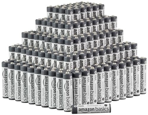 Amazon Basics AAA-alkalinebatterijen, 1,5 volt, 250 stuks