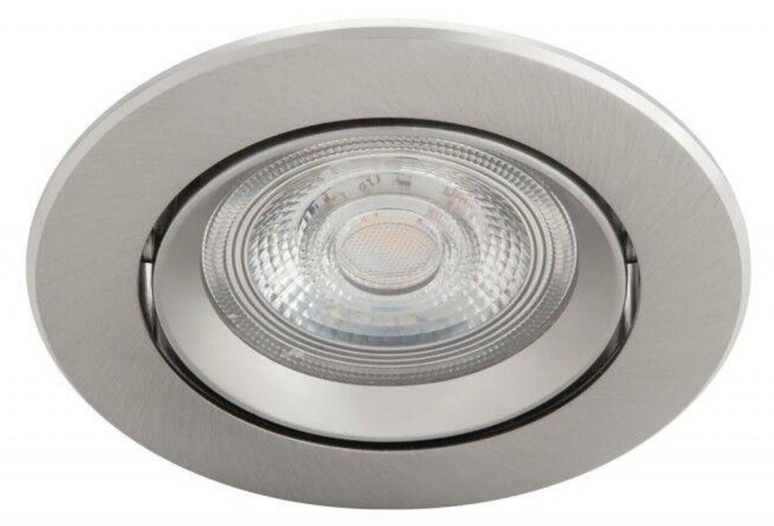 Philips Inbouwspot Sparkle LED Warmwit Zilver Dimbare Inbouwspot
