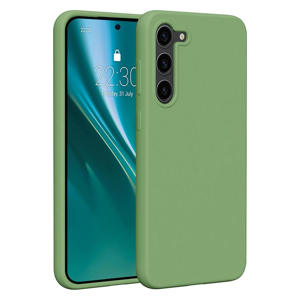 Etteri Silikonhülle für Samsung Galaxy S23 Plus hellgrün (Samsung Galaxy S23+) (46455126)