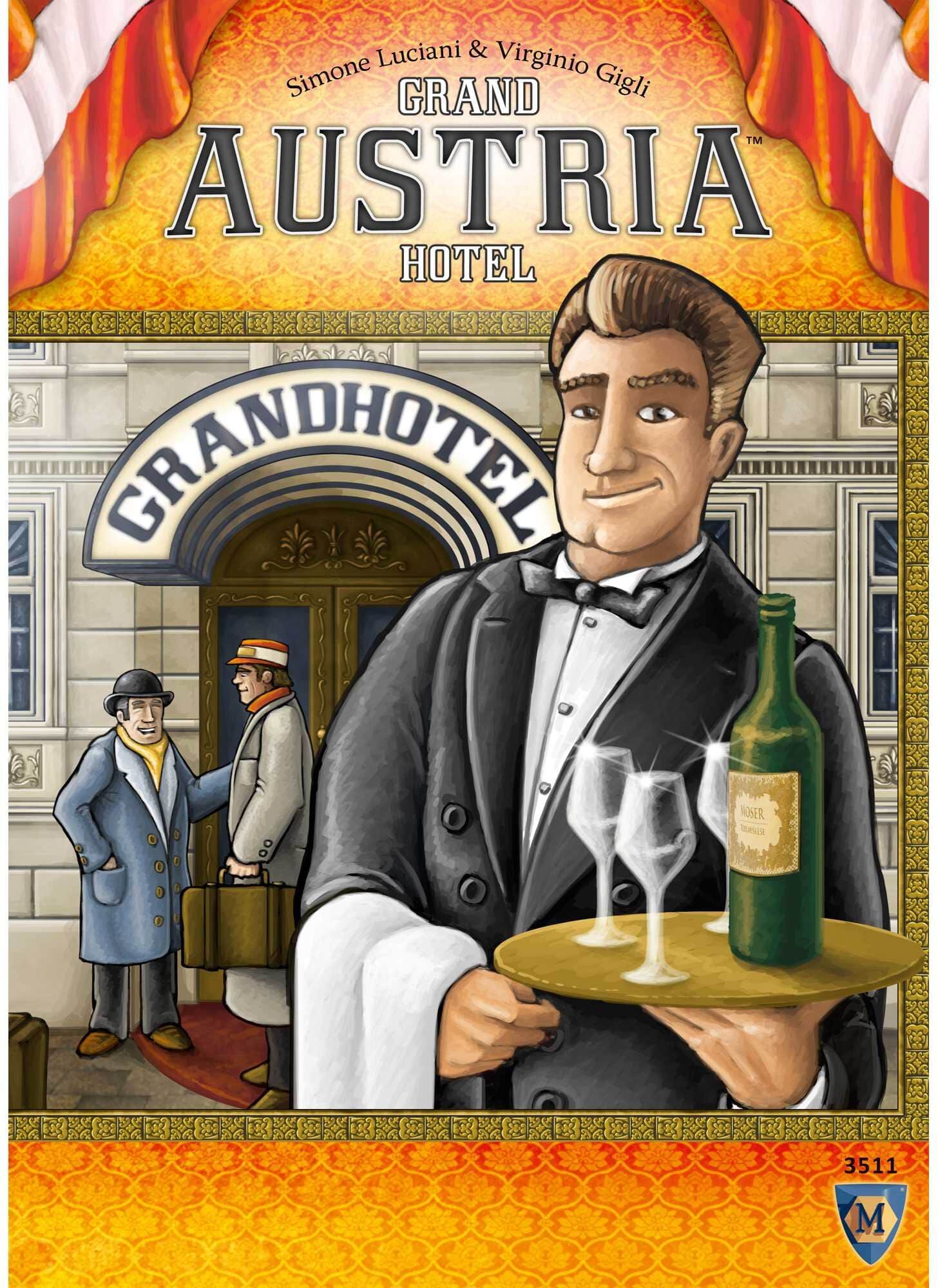 Grand Austria Hotel Board Game by Lookout Spiele - Manage a Café and Hotel in Early 20th Century Vienna, Resource Management and Strategic Planning