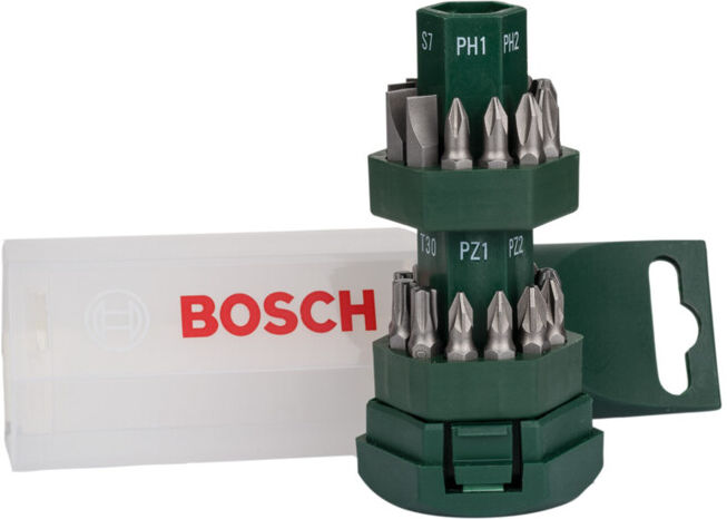 Set d’embouts de vissage 25 pièces ; Bosch (2607019503)