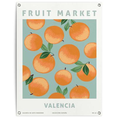 Poster REINDERS "Orangen", orange (farbe bild(er): orange), B:60cm H:80cm T:0,1cm, Leinwand, Bilder, Poster, Outdoor für Garten oder Balkon
