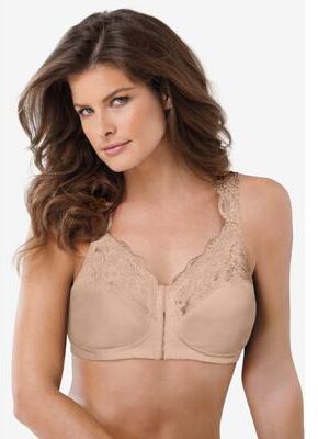 Plus Size Women's Comfort Choice® Gel Strap Wireless Bra by Comfort Choice in Nude (Size 42 C)