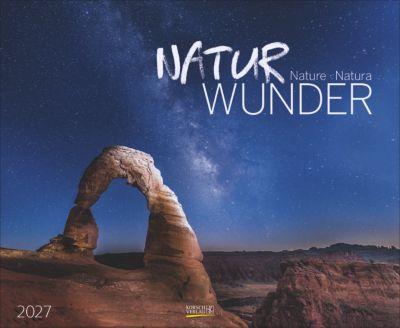 Korsch Bildkalender Naturwunder 2027, Fotos mit Naturmotiven, L 440 x B 360 x H 5 mm, farbig
