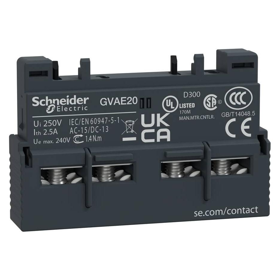 Schneider Electric GVAE20 Hilfsschalter 10 St. (GVAE20)