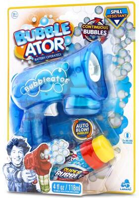Lanard: Bubble-ator - Assorted Red OR Blue - Handheld Auto- Bubble Machine