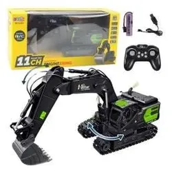 Lean Toys RC-Raupenbagger 2,4 GHz 11-Kanal Schwarz