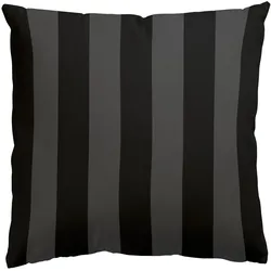DEKOKISSEN Längsstreifen in Tiefschwarz II 50/50 cm