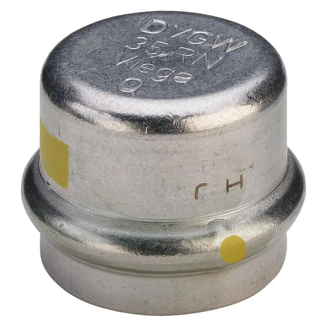 Viega Sanpress Inox G-Kappe, d 22mm Stahl nichtrostend Modell 0256 (Pressverbindung) (487256)