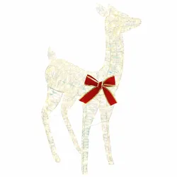 vidaXL 3D Weihnachtsrentier LOVIISA 110 LEDs Warmes Weiß 42049645