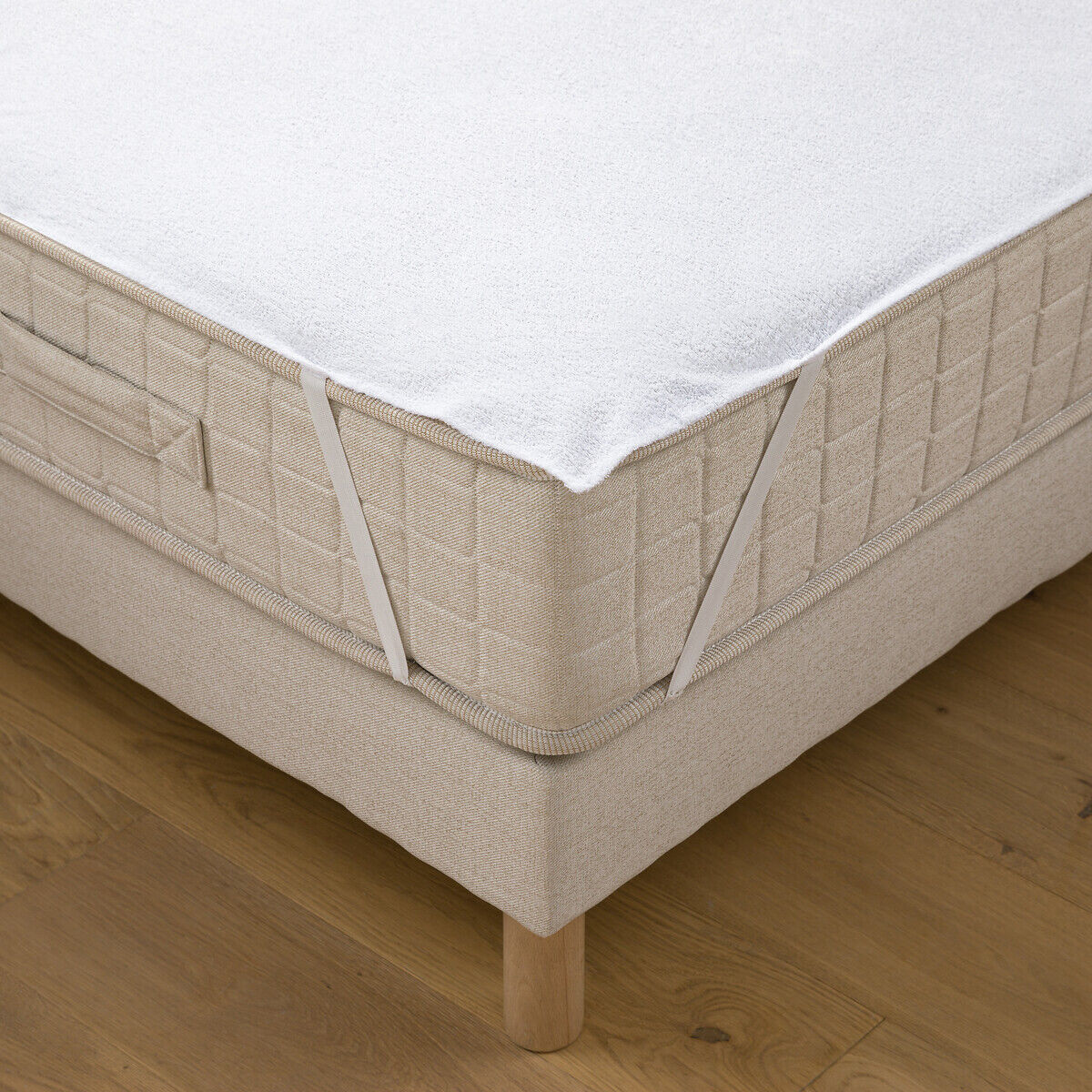 LA REDOUTE INTERIEURS Protège-matelas, forme plateau, traité bi-ome® et imperméable