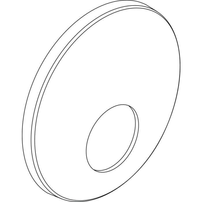 Ideal Standard Rosette, rund/gewölbt, SHR Easy-Box, A962390AA Chrom