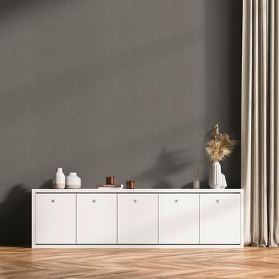 Vliestapete LIVING WALLS "3D-Tapete Wellenmuster - Moderne Vliestapete", grau (silberfarben), B:0,53m H:0,02m L:10,5m, Vlies, Tapeten