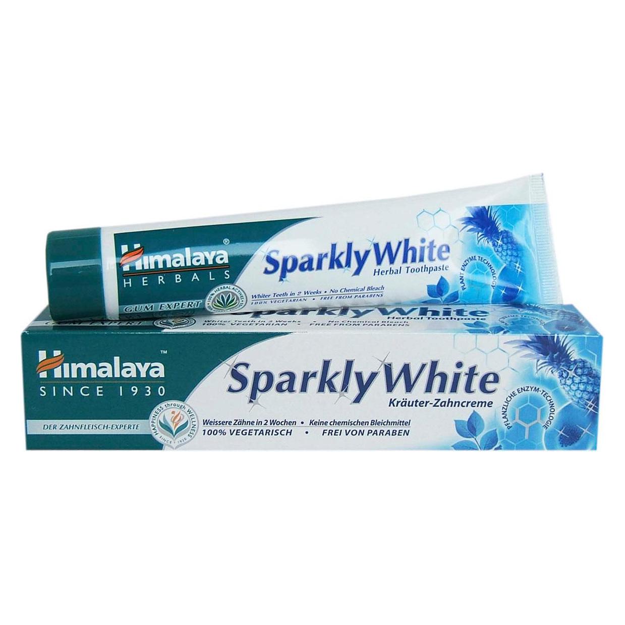 Himalaya Herbals Sparkly White Kräuterzahncreme (75 ml) (8901138825591)