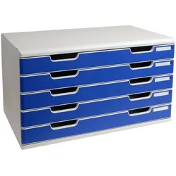EXACOMPTA Schubladenbox »Classic Modulo« 5 Schubladen - A3+ grau, 57.6x32x35 cm