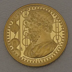 Goldmünze 200 Euro "Archimedes" 2015 Griechische Kultur - Historiker (Griechenland)
