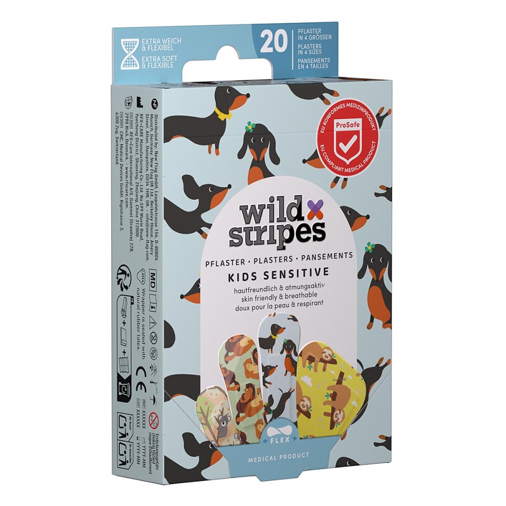 New Flag GmbH Wild Stripes Kids Sensitiv Animal Fun Pflaster 19696151
