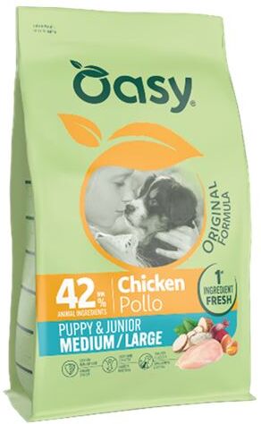 Oasy Cane Original Formula Puppy&junior Medium&large Pollo 10 Kg