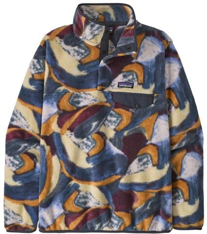 Patagonia Womens LW Synch Snap-T P/O, Smudge / Smolder Blue XL