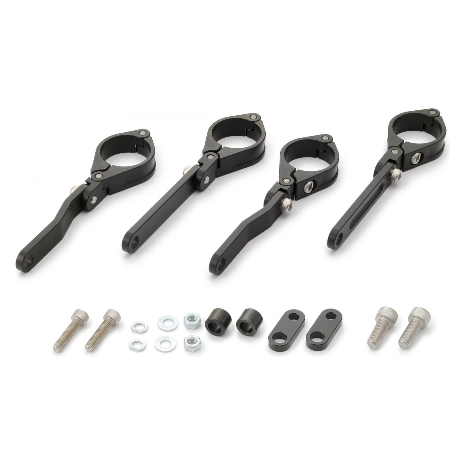 Daytona Halter Scheinw. Alu 35mm Sw Verstellbar (80725)