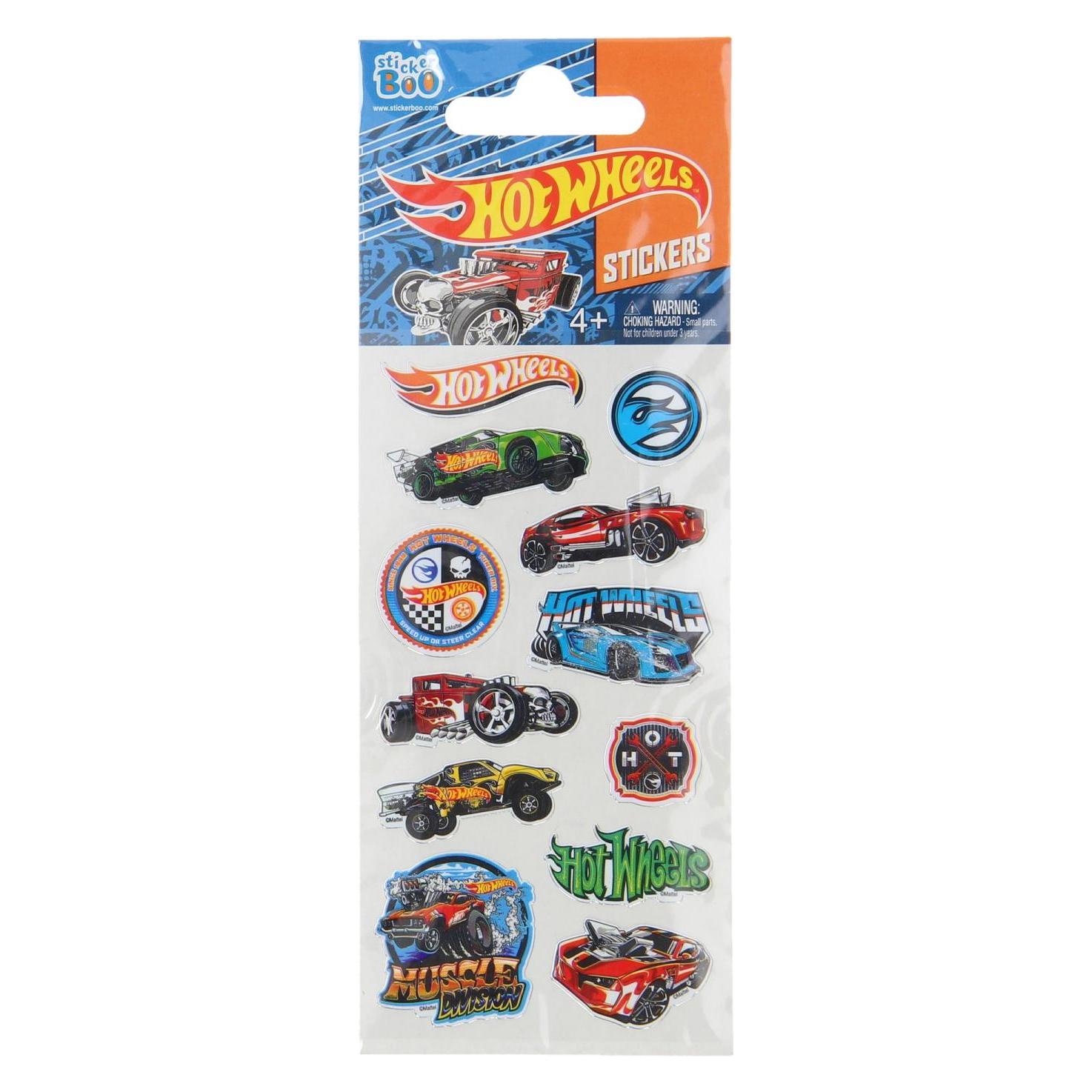 Hot Wheels Stickervel (12 Sticker) (262434)