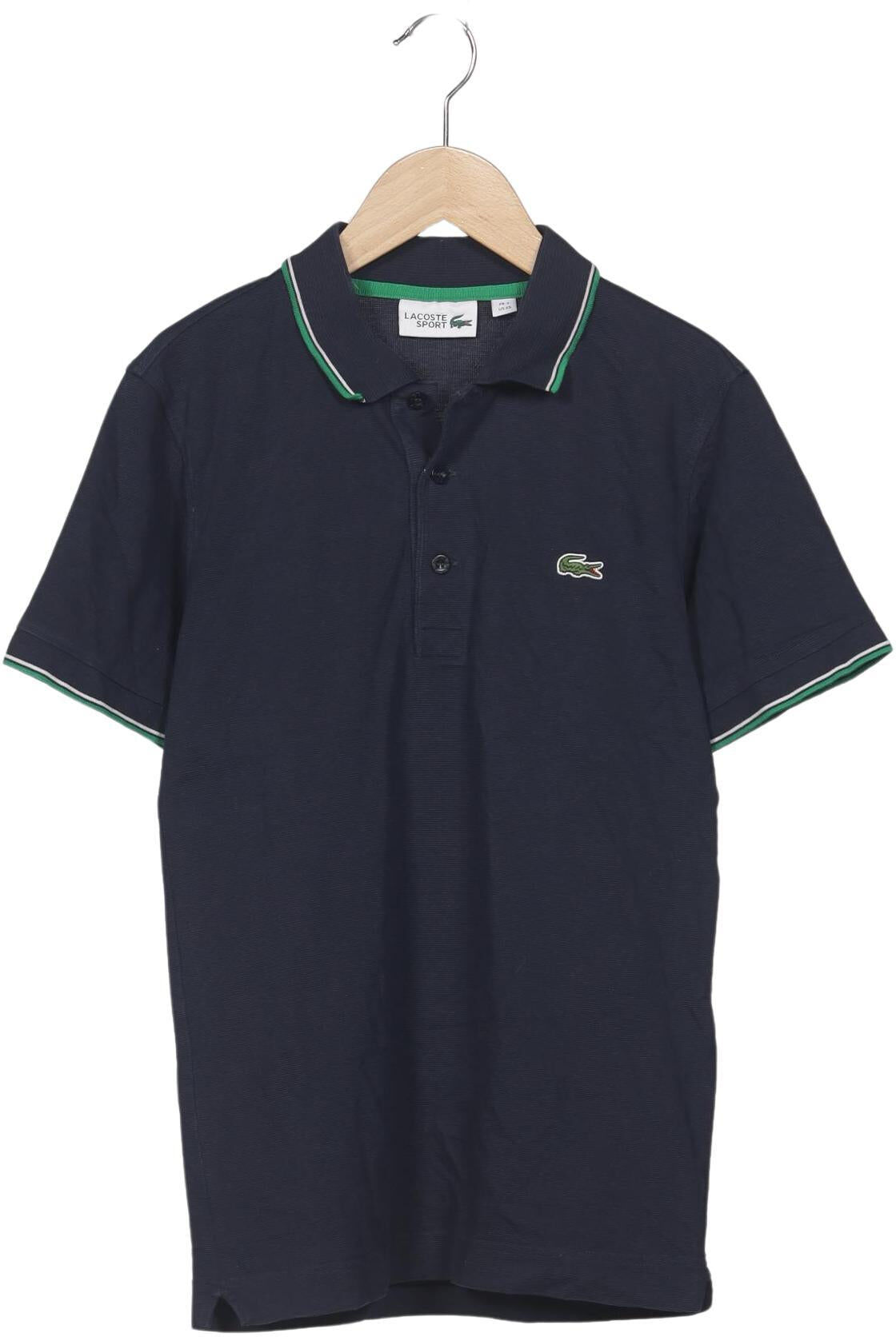 Lacoste Sport Herren Poloshirt, Marineblau, Gr. XS, Baumwolle - Second Hand