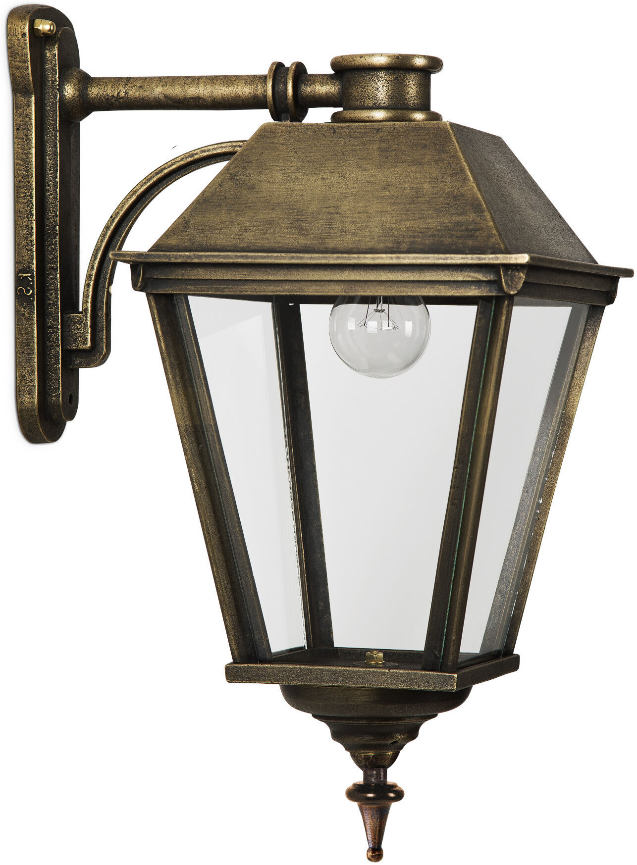 KS Verlichting Buitenlamp Halle M Brons