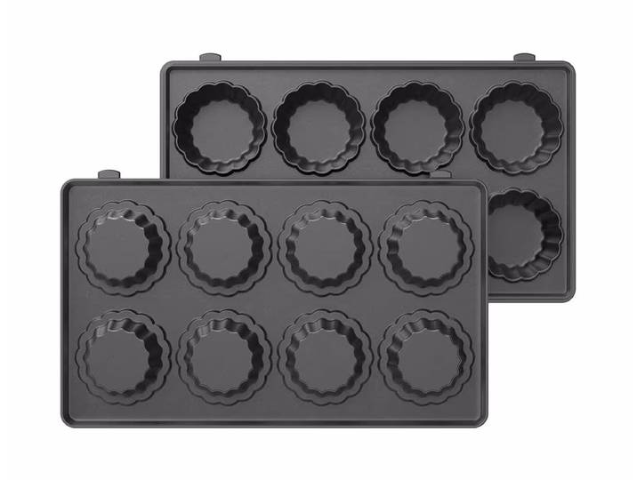 Tefal Snack Collection Platten Nr. 17 (Mini-Tartelette) Mini-Tartelette-Platten Snack Collection – Backutensilien/Backform – schwarz
