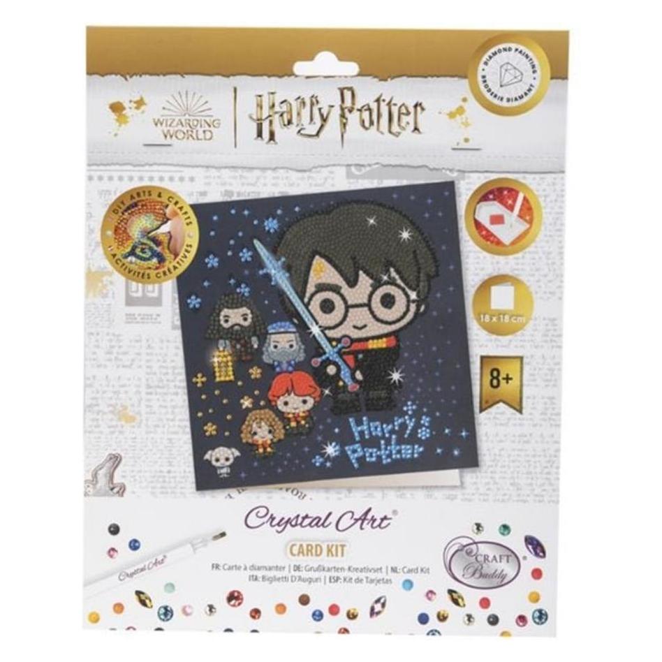Craft Buddy Harry Potter Family, 18x18cm Crystal Art Card (CCK-HPS401)
