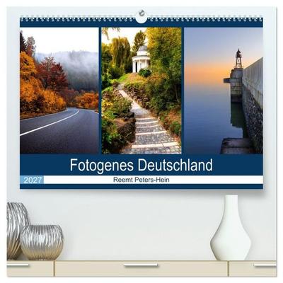 Fotogenes Deutschland (hochwertiger Premium Wandkalender 2027 DIN A2 quer), Kunstdruck in Hochglanz